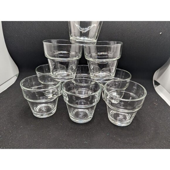 Vintage Libbey Shot Glasses Barware Set Of 9  juice 2.5 inch - Picture 8 of 8